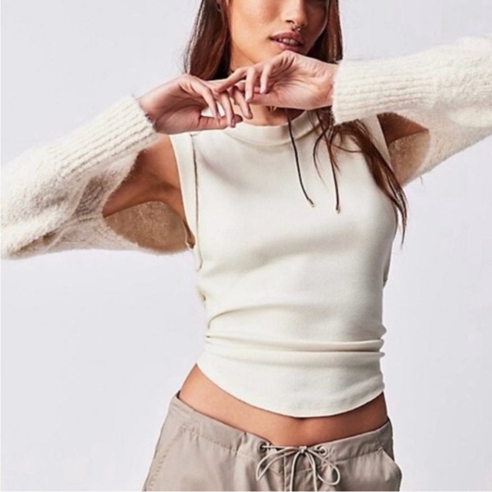 Free People Prima Dona Bolero Shrug new with tags attached $$